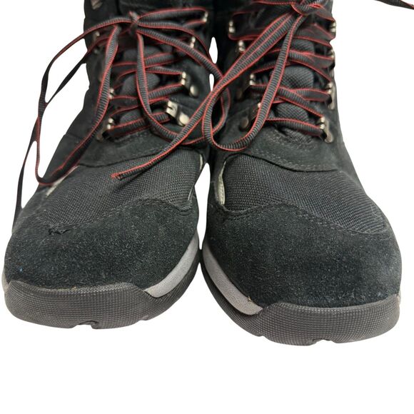LL Bean Suede Canvas Hiking Boot Shoe Men Black 11 main image 9